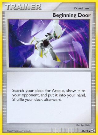 Beginning Door (82/99) [Platinum: Arceus] Reverse Holofoil