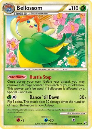 Bellossom (1/90) [HeartGold & SoulSilver: Undaunted] Reverse Holofoil