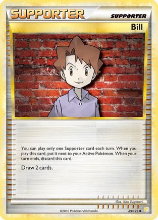 Bill (89/123) [HeartGold & SoulSilver: Base Set] Reverse Holofoil