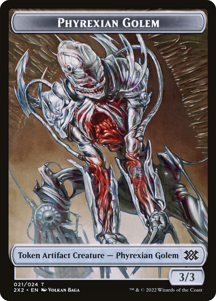 Phyrexian Golem  [Double Masters 2022 Tokens]