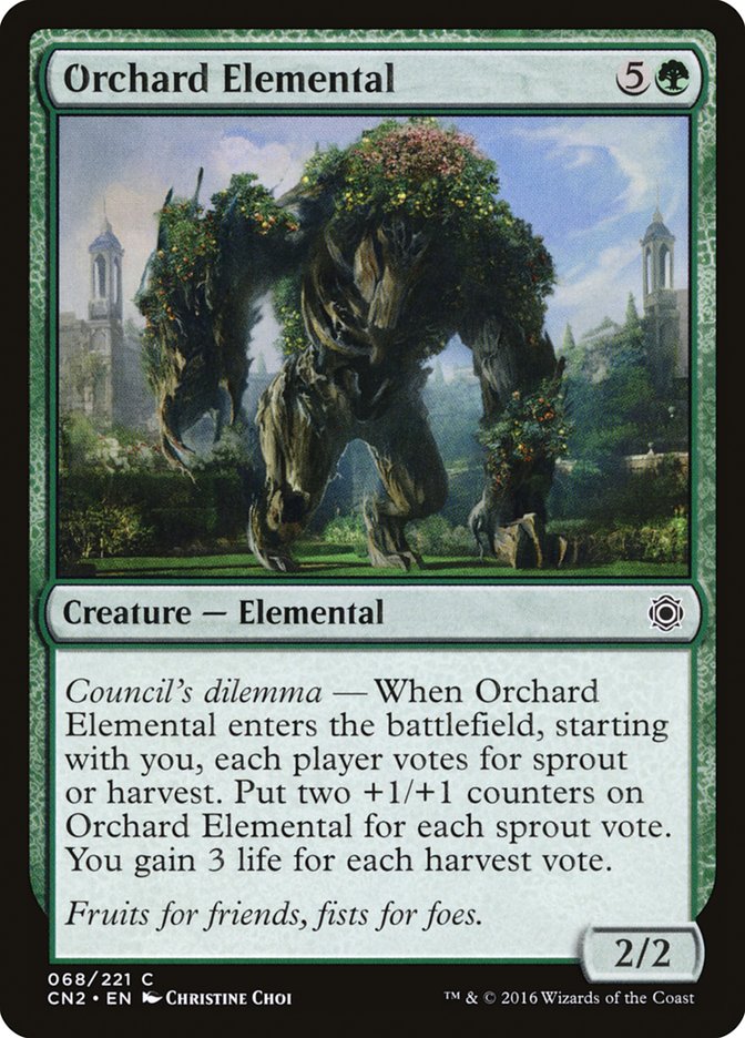 Orchard Elemental [Conspiracy: Take the Crown] Foil