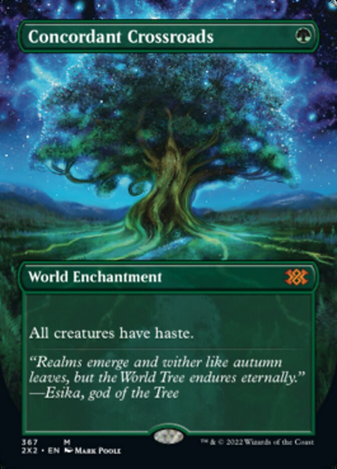 Concordant Crossroads (Borderless Alternate Art) [Double Masters 2022] Foil