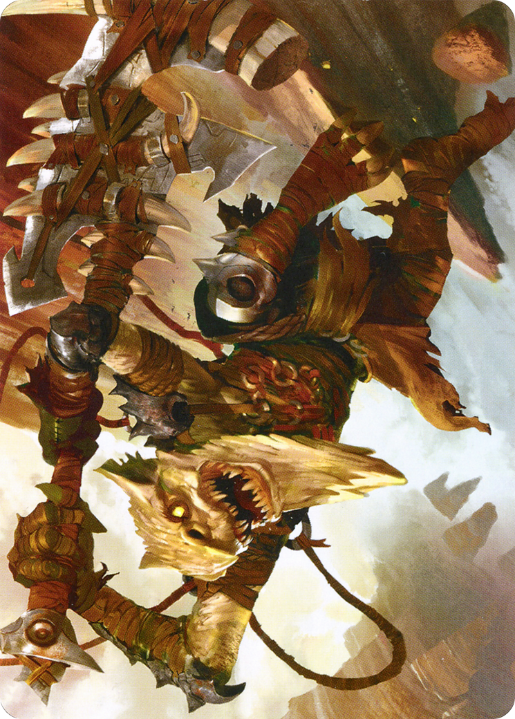 Teeterpeak Ambusher // Teeterpeak Ambusher  [Zendikar Rising Art Series] (Borderless) Foil