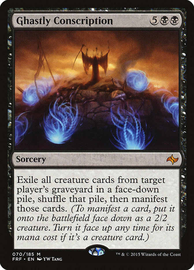 Ghastly Conscription [Fate Reforged] Foil