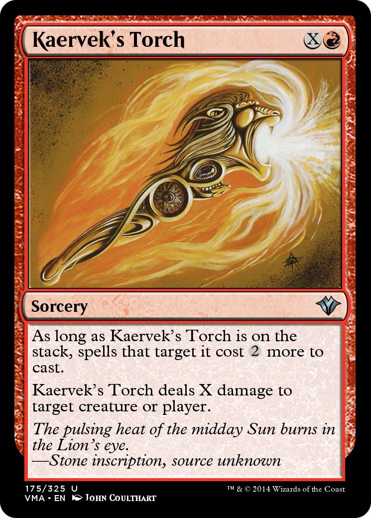 Kaervek's Torch  [Vintage Masters]
