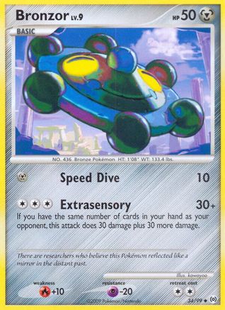 Bronzor (34/99) [Platinum: Arceus] Reverse Holofoil