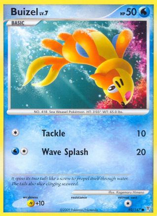 Buizel (92/147) [Platinum: Supreme Victors] Reverse Holofoil