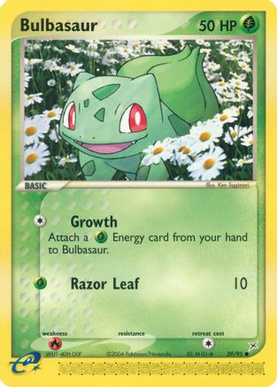 Bulbasaur (39/95) [EX: Team Magma vs Team Aqua] Reverse Holofoil