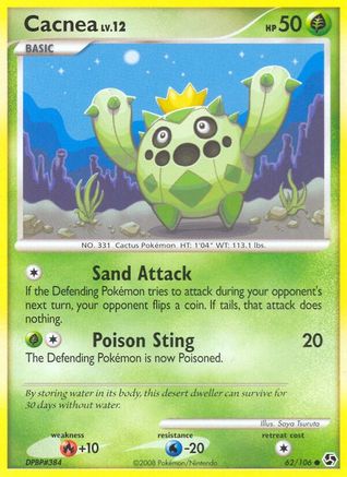 Cacnea (62/106) [Diamond & Pearl: Great Encounters] Reverse Holofoil