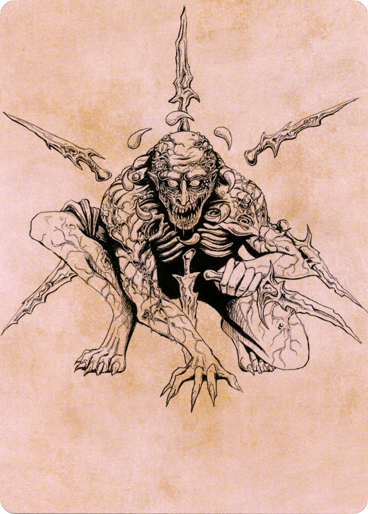 Bhaal, Lord of Murder // Bhaal, Lord of Murder  [Battle for Baldur's Gate Art Series] (Borderless) Foil