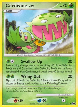 Carnivine (7/17) [POP Series 8] Holofoil