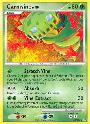 Carnivine (43/127) [Platinum: Base Set] Reverse Holofoil