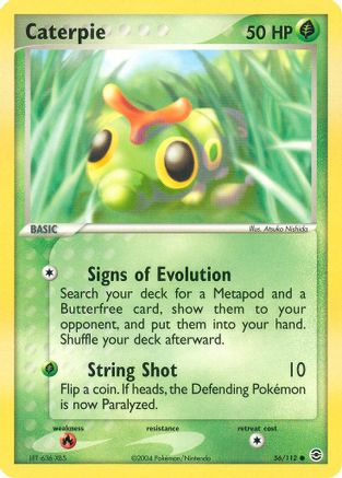 Caterpie (56/112) [EX: FireRed & LeafGreen] Reverse Holofoil