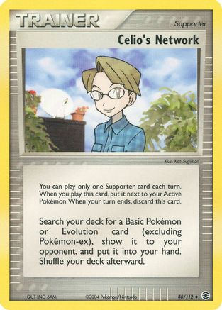 Celio's Network (88/112) [EX: FireRed & LeafGreen] Reverse Holofoil