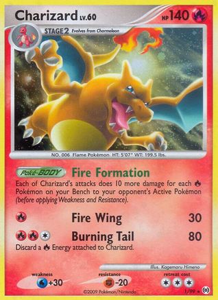 Charizard (1/99) [Platinum: Arceus] Reverse Holofoil