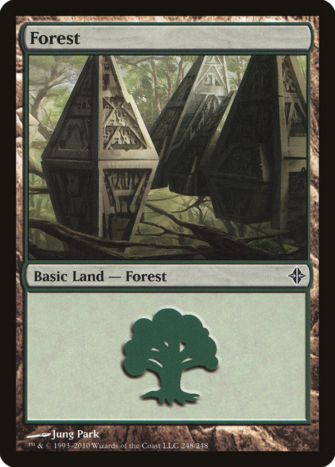 Forest (248) [Rise of the Eldrazi] Foil