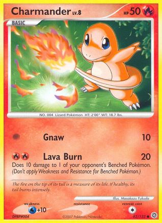 Charmander (82/132) [Diamond & Pearl: Secret Wonders] Reverse Holofoil