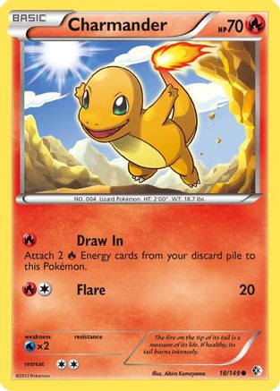 Charmander (18/149) [Black & White: Boundaries Crossed] Reverse Holofoil