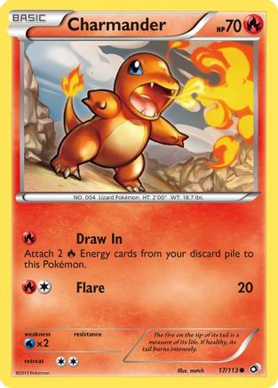 Charmander (17/113) [Black & White: Legendary Treasures] Reverse Holofoil