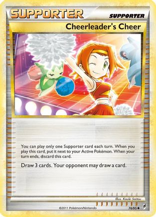 Cheerleader's Cheer (76/95) [HeartGold & SoulSilver: Call of Legends] Reverse Holofoil