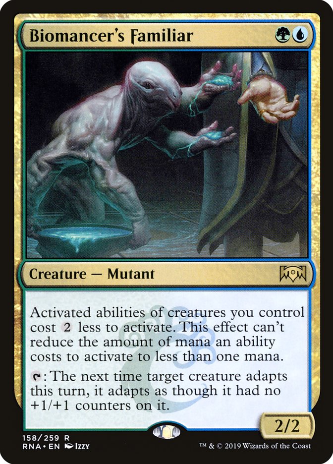 Biomancer's Familiar [Ravnica Allegiance] Foil