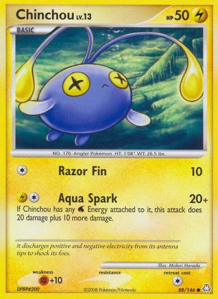 Chinchou (88/146) [Diamond & Pearl: Legends Awakened] Reverse Holofoil
