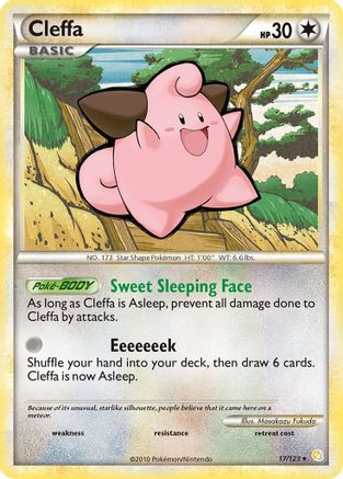 Cleffa (17/123) [HeartGold & SoulSilver: Base Set] Reverse Holofoil