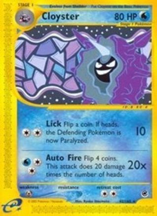 Cloyster (42/165) [Expedition: Base Set] Reverse Holofoil