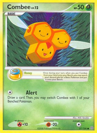 Combee (57/100) [Diamond & Pearl: Stormfront] Reverse Holofoil