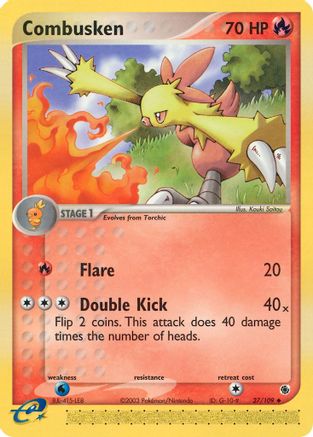 Combusken (27/109) [EX: Ruby & Sapphire] Reverse Holofoil