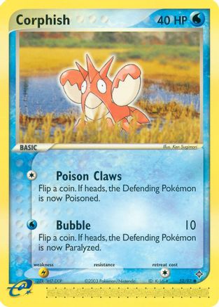 Corphish (52/97) [EX: Dragon] Reverse Holofoil