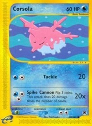 Corsola (102/165) [Expedition: Base Set] Reverse Holofoil