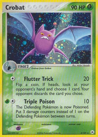 Crobat (3/101) [EX: Hidden Legends] Reverse Holofoil