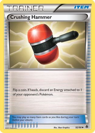 Crushing Hammer (92/98) [Black & White: Emerging Powers] Reverse Holofoil