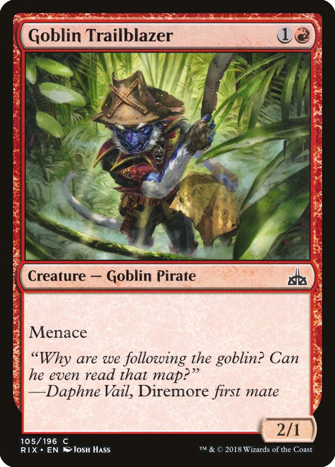 Goblin Trailblazer [Rivals of Ixalan] Foil