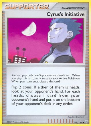 Cyrus's Initiative (137/147) [Platinum: Supreme Victors] Reverse Holofoil