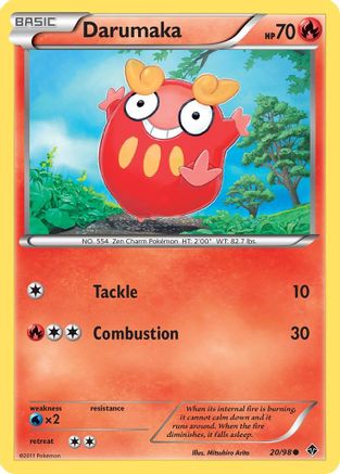 Darumaka (20/98) [Black & White: Emerging Powers] Reverse Holofoil