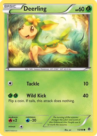 Deerling (15/98) [Black & White: Emerging Powers] Reverse Holofoil