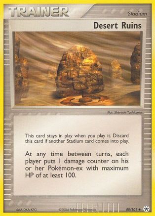 Desert Ruins (88/101) [EX: Hidden Legends] Reverse Holofoil