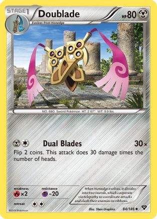 Doublade (84/146) [XY: Base Set] Reverse Holofoil