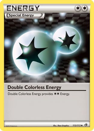 Double Colorless Energy (113/113) [Black & White: Legendary Treasures] Reverse Holofoil