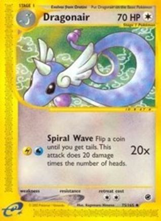 Dragonair (75/165) [Expedition: Base Set] Reverse Holofoil