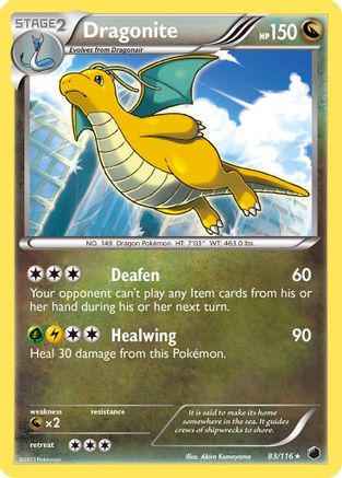 Dragonite (83/116) [Black & White: Plasma Freeze] Reverse Holofoil