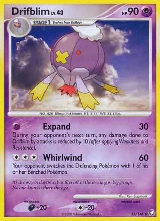 Drifblim (53/146) [Diamond & Pearl: Legends Awakened] Reverse Holofoil