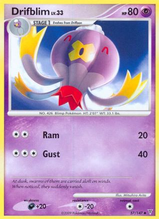 Drifblim (57/147) [Platinum: Supreme Victors] Reverse Holofoil