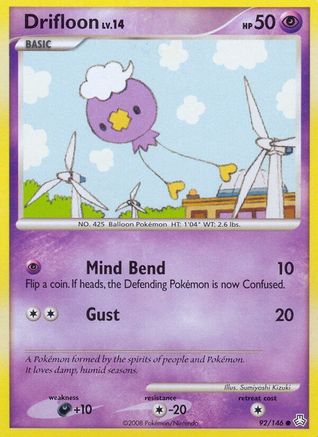 Drifloon (92/146) [Diamond & Pearl: Legends Awakened] Reverse Holofoil