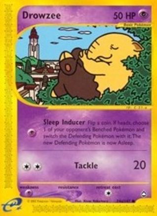 Drowzee (74b/147) [Aquapolis] Reverse Holofoil