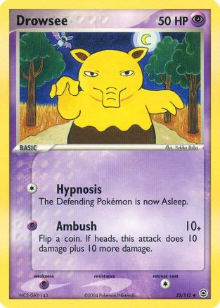 Drowzee (32/112) [EX: FireRed & LeafGreen] Reverse Holofoil