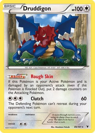 Druddigon (89/101) [Black & White: Noble Victories] Reverse Holofoil