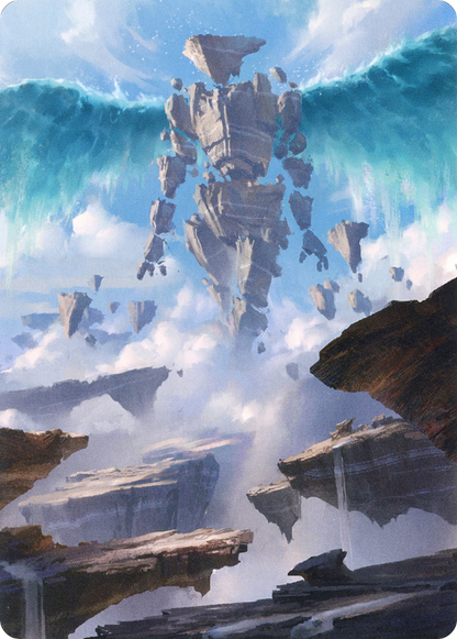 Celestial Colonnade // Celestial Colonnade  [Zendikar Rising Art Series] (Borderless) Foil